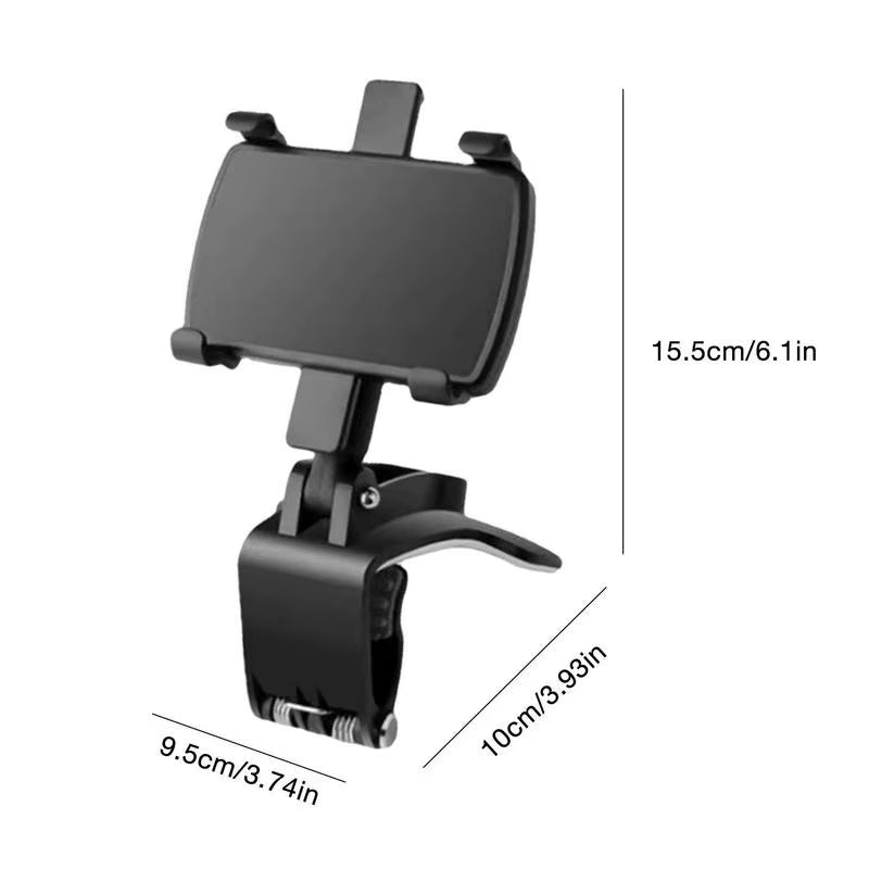 1PCS Universal 360 Degree Rotate Mobile Car Phone Holder for GPS Smartphone Bracket Clip Mount Cell Phone Stand in Car