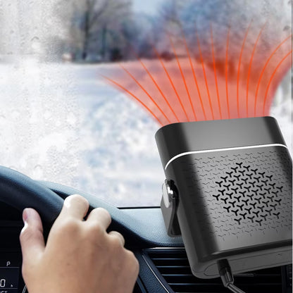 12V 24V Car Fan Heater Defogging and Defrosting Heater for Front Windshield of Cars Mini Portable Car Heating Machine