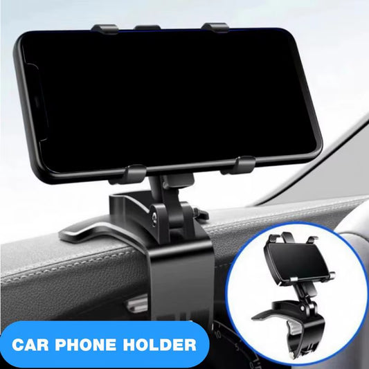 1PCS Universal 360 Degree Rotate Mobile Car Phone Holder for GPS Smartphone Bracket Clip Mount Cell Phone Stand in Car